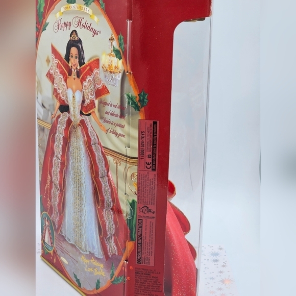 Barbie Happy Holidays Doll Special Edition 10th Aniversary Hallmark - Picture 4 of 8